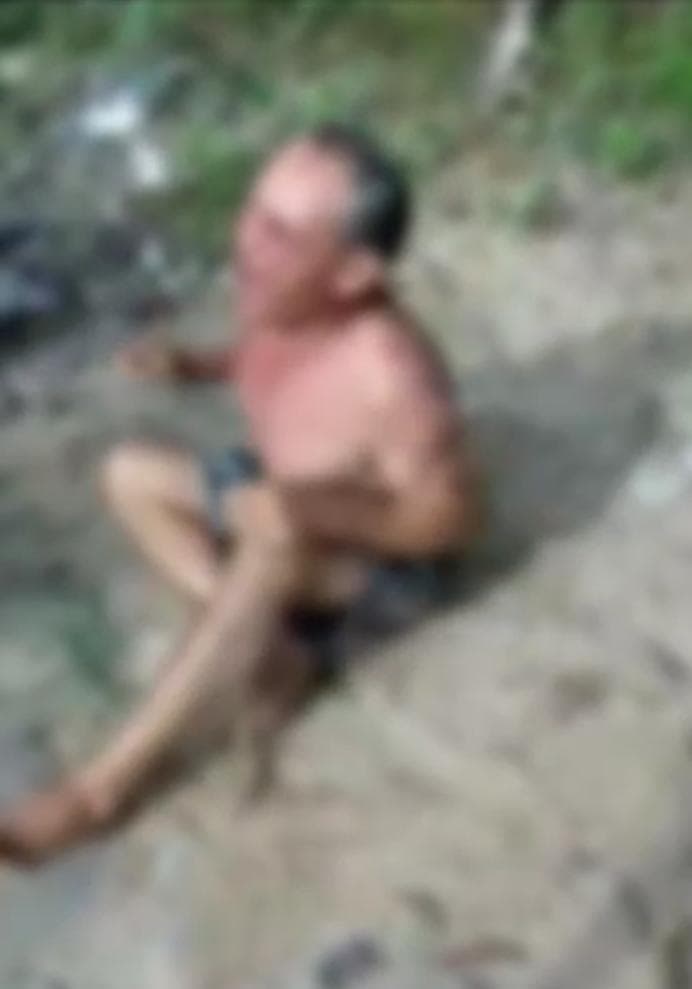 Vídeo: tribunal do crime espanca acusado de estuprar criança no Mauazinho