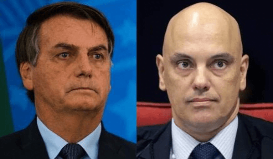 “Faz tudo o que não diz a lei”, diz Bolsonaro sobre atuação de Moraes
