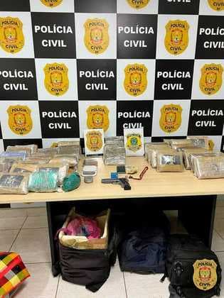 Suspeitos são presos com drogas avaliadas em R$3,6 milhões