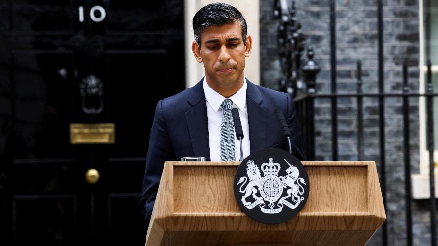 Rishi Sunak assume oficialmente como primeiro-ministro britânico
