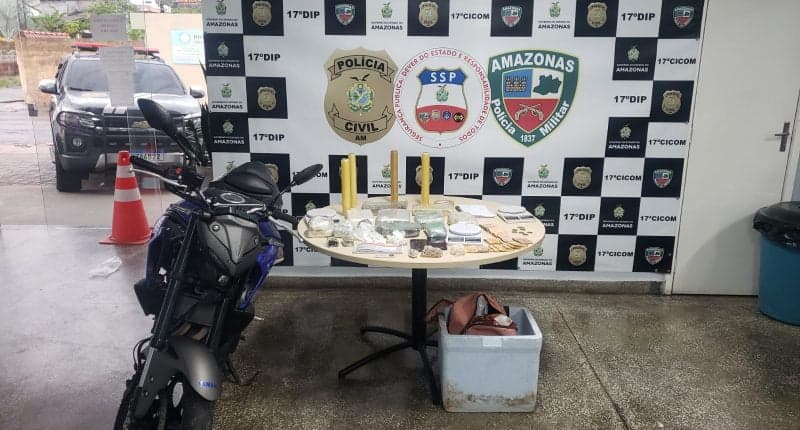 PC prende em flagrante três suspeitos de tráfico de drogas