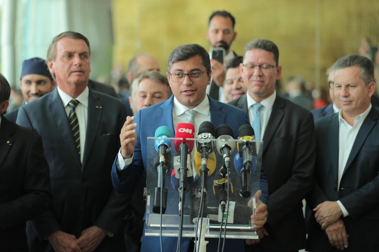 Wilson reafirma apoio a Bolsonaro, durante encontro com presidente em Brasília