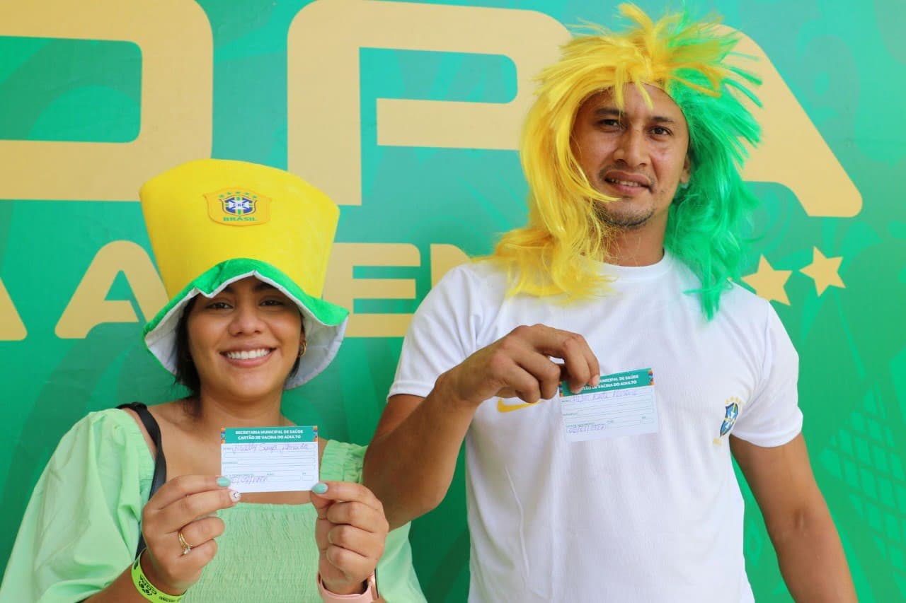 Torcedores aproveitam ‘fun fest’ para tomar vacina contra Covid