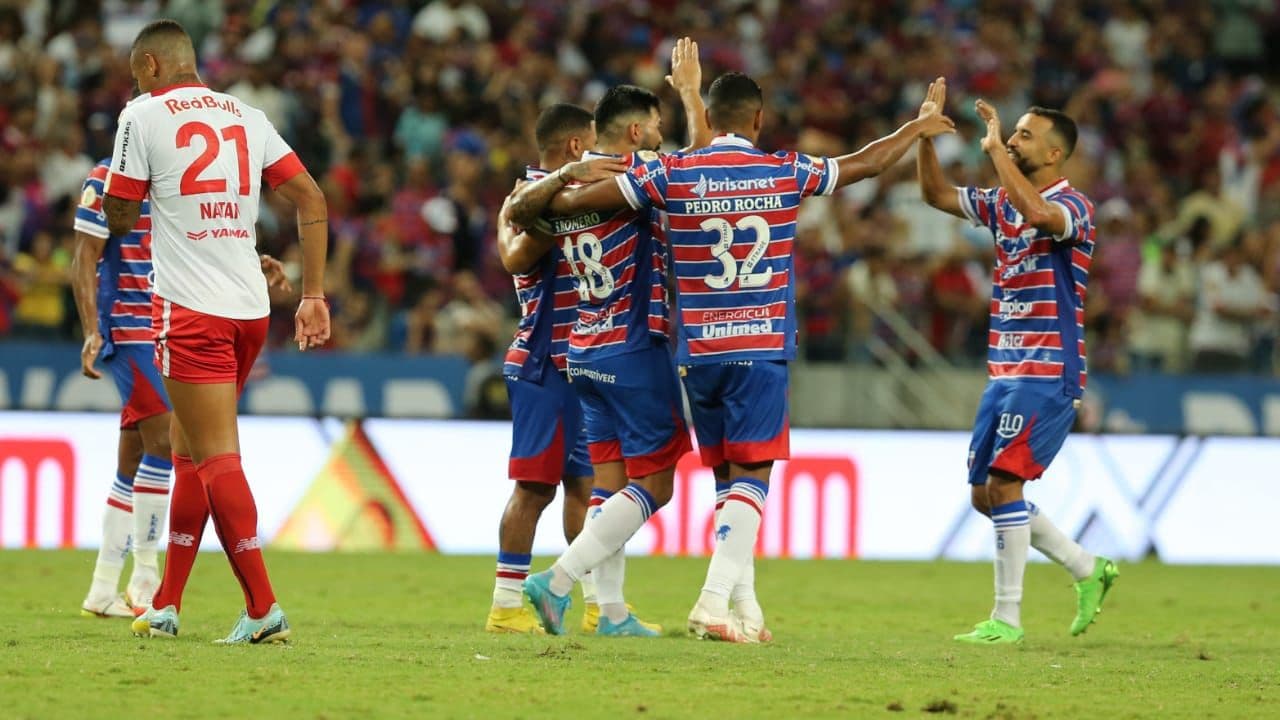 Fortaleza goleia o Red Bull Bragantino por 6 a 0
