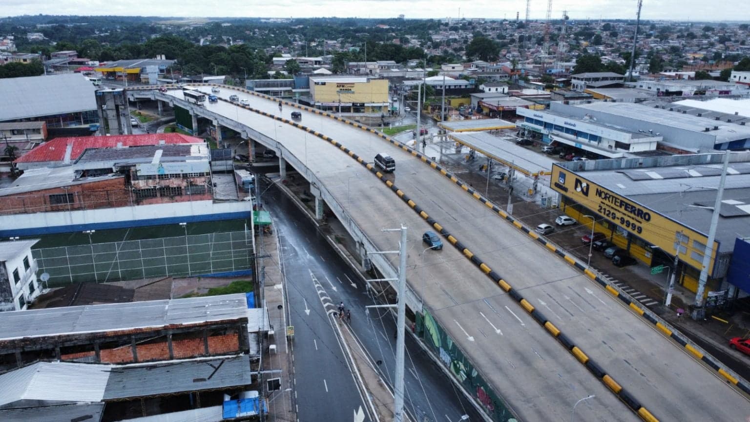 Obras no viaduto do Manoa são adiadas para depois do Carnaval