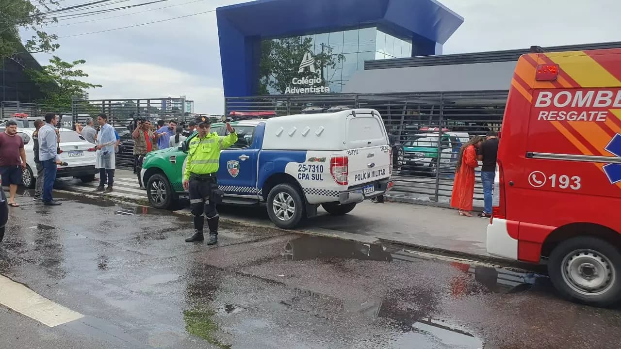 Autor de ataque em escola de Manaus é autuado por infração análoga a terrorismo