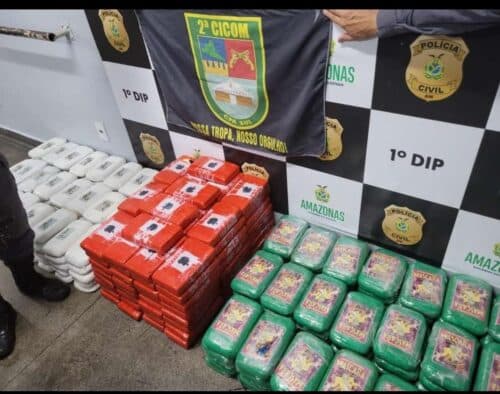 VÍDEO: Polícia Militar apreende 314 kg de drogas em Manaus