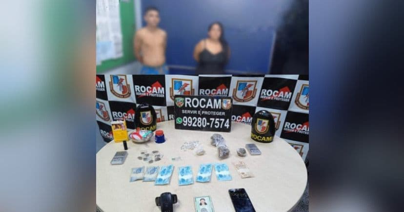 Família do crime: Mãe e filho são presos por tráfico de drogas em Manaus