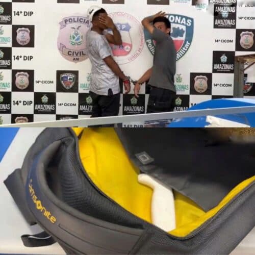 Dupla se “dá mal” ao tentar assaltar ônibus com faca de cozinha em Manaus