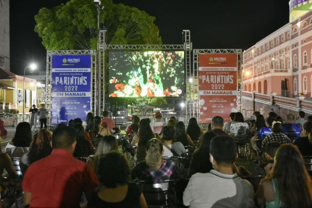 Festa dos visitantes e Festival de Parintins serão transmitidos no Largo São Sebastião, em Manaus