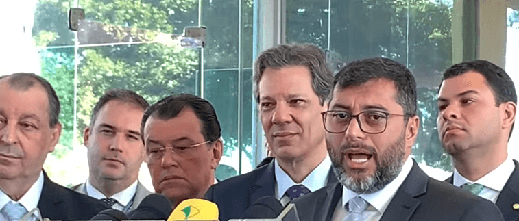 Ao lado de Haddad, Wilson Lima diz que será criado fundo de desenvolvimento para o AM
