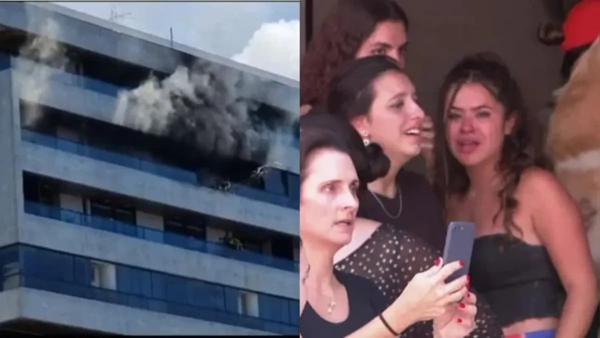 VÍDEO: Incêndio atinge apartamento de apresentadora Maisa Silva, que cai no choro