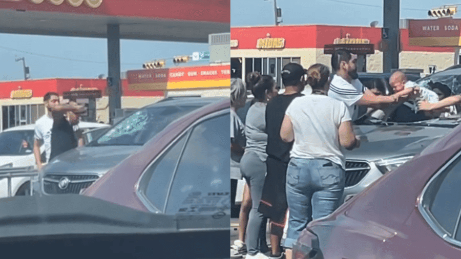 VÍDEO: Pai arrebenta vidro de carro para salvar bebê preso sob calor de 40ºC