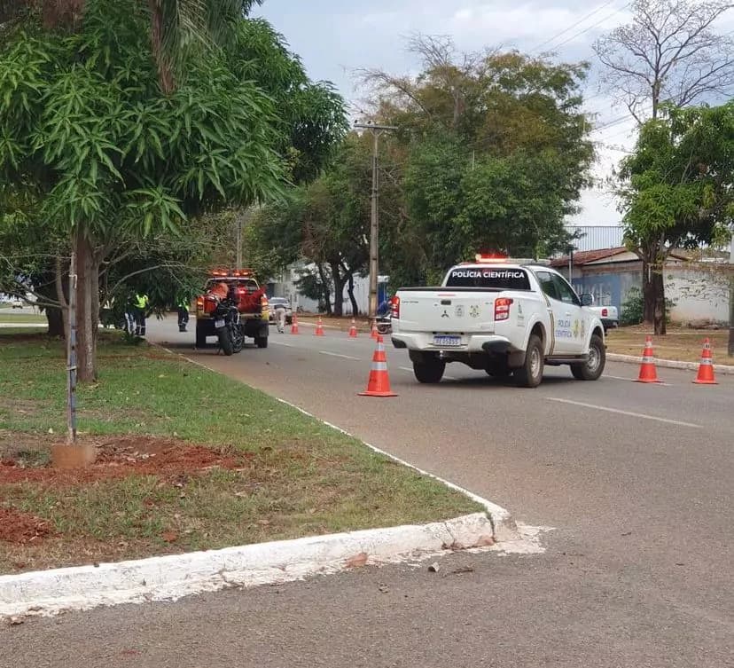 Colisão frontal entre motos deixam dois feridos em Palmas
