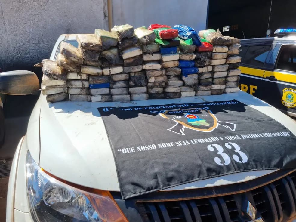 Motorista de veículo com drogas troca tiros com a polícia e é morto no Tocantins