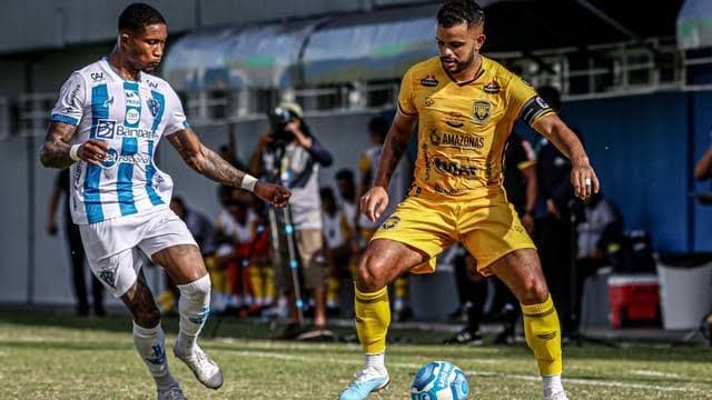 Paysandu leva a melhor e vence Amazonas FC em 1 a 0, neste sábado