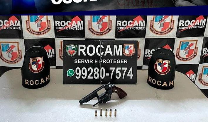 Em Manaus, adolescente é apreendido com arma de fogo