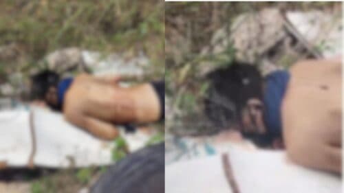 VÍDEO: Corpo é encontrado por pedestres com marcas de tiros, em Manaus