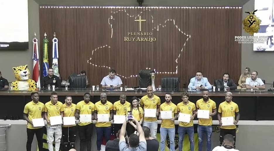 Amazonas FC é homenageado na Aleam por feito histórico no futebol