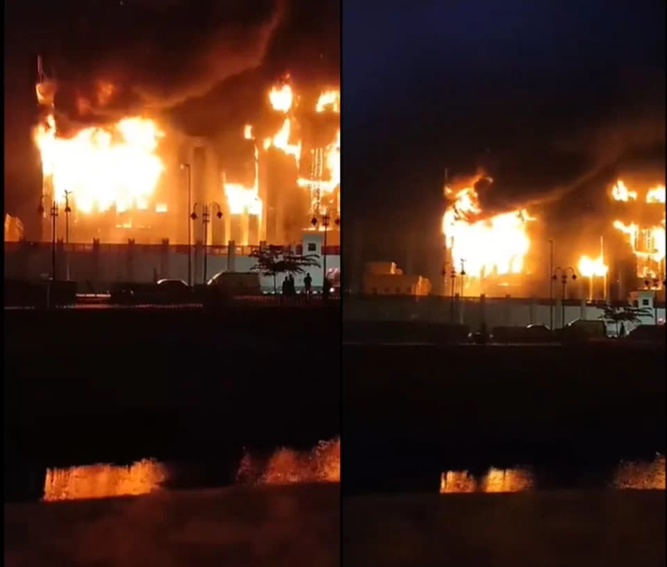 Vídeo: incêndio em sede da polícia deixa dezenas de feridos no Egito