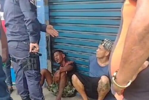 VÍDEO: Suspeitos de assalto levam “corretivo” da população, em Manaus