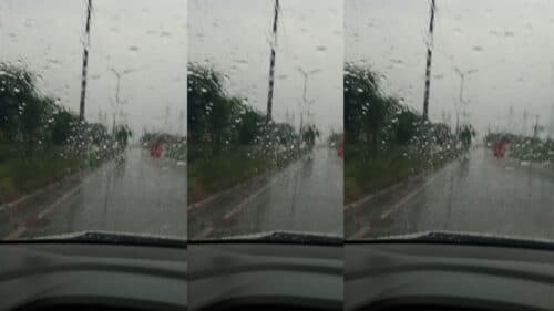 Manaus tem forte chuva nesta quinta (23) após onda de fumaça e dias de calor
