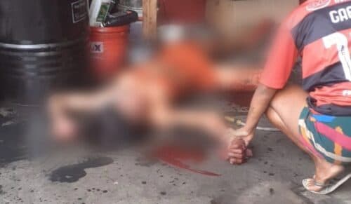 VÍDEO: Após briga, mulher é esfaqueada por desafeto dentro de oficina, em Manaus