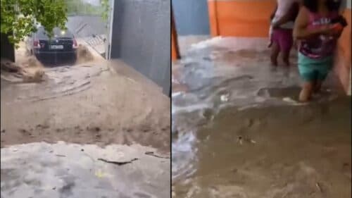 VÍDEO: Homem faz apelo e afirma que perdeu tudo durante chuva intensa, em Manaus