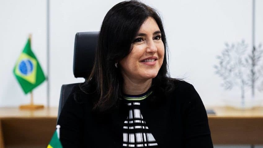 Simone Tebet defende separação de ministérios para assumir cargo de Dino