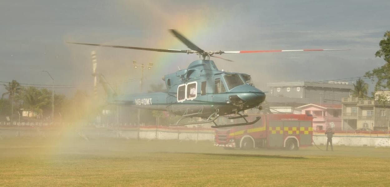 Exército da Guiana encontra helicóptero desaparecido na fronteira com a Venezuela