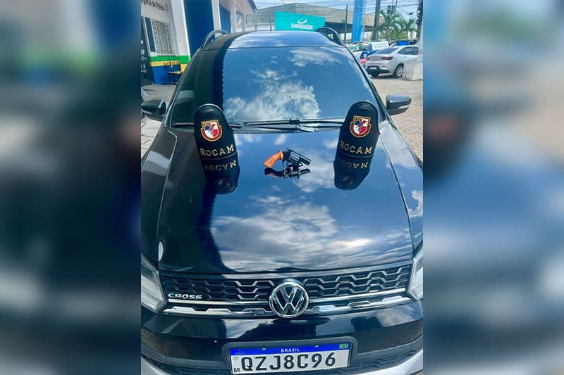 Em Manaus, homem é preso com arma de fogo ao tentar fugir de abordagem policial