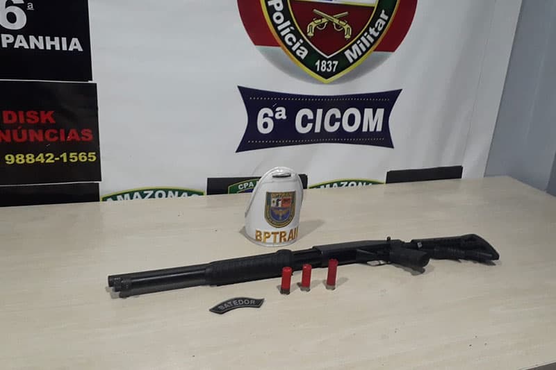 Criminosos trocam tiros com a polícia e um suspeito é preso na zona Norte de Manaus