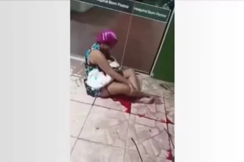 VÍDEO: Mulher dá à luz no chão de hospital, em Rondônia