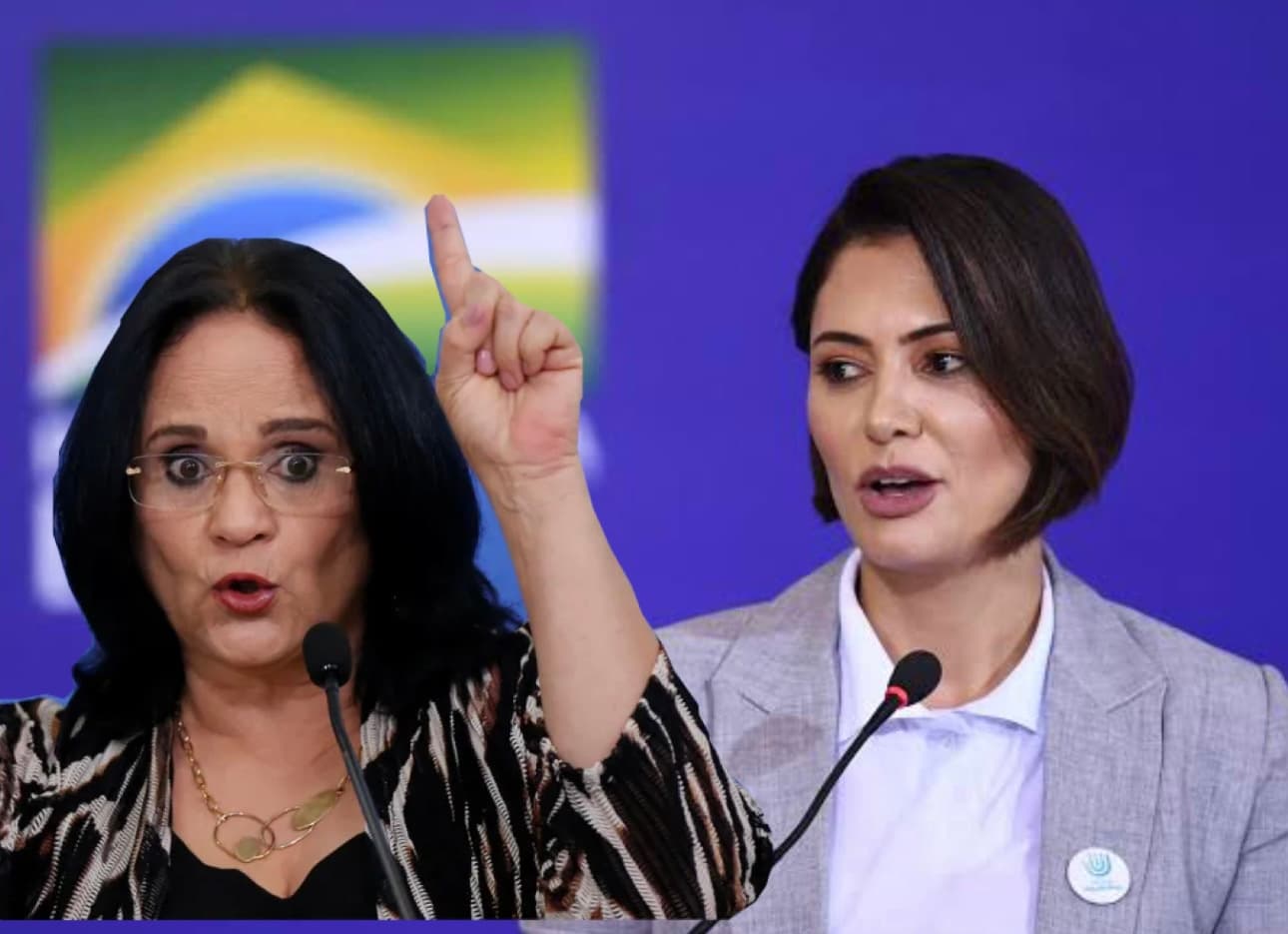 Turnê: Michelle Bolsonaro e Damares farão palestras nos Estados Unidos durante o carnaval