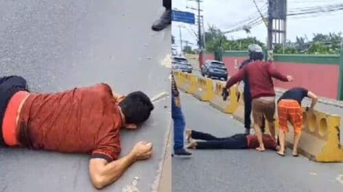 VÍDEO: Homem é espancado por ‘tribunal do povo’ no meio da rua, em Manaus