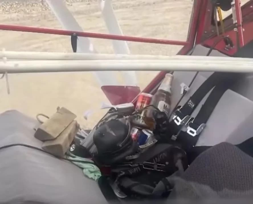 Homem deixa cerveja e maconha em cabine após roubar avião e é preso