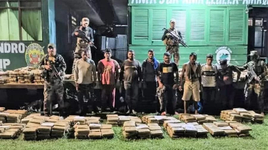 Brasileiro é preso no Peru com 1,5 tonelada de maconha “gourmet”