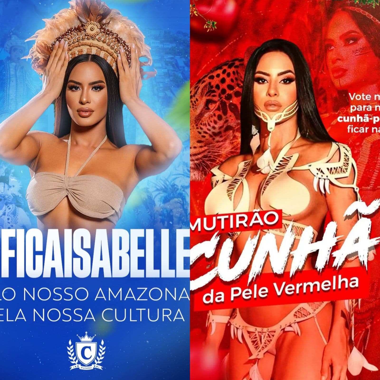 BBB 24: Caprichoso e Garantido se unem pela permanência de Isabelle Nogueira no jogo