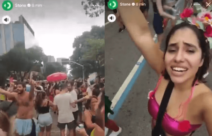 VÍDEO: Funcionária da Stone se confunde e publica vídeo pulando carnaval na conta do Instagram da empresa