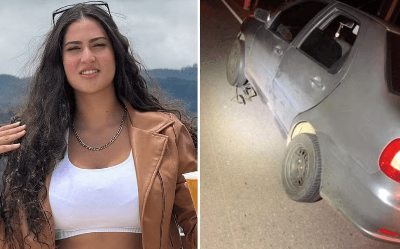 Modelo morre atropelada após descer do carro para arrumar pneu em GO