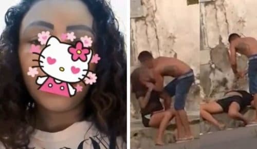 VÍDEO: Mulher que desmaiou ao enforcada pelo marido se pronuncia: “Foi só uma briga de casal”