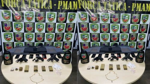 Dupla é presa em flagrante por sequestro e cárcere privado de mulher e adolescente, em Manaus