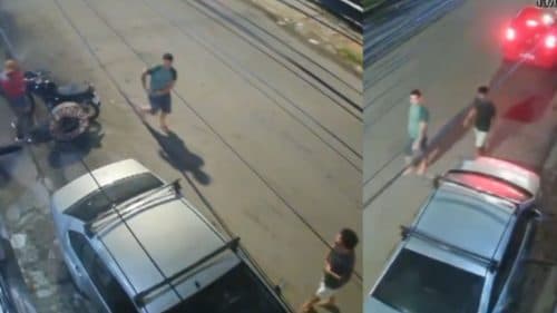 VÍDEO: Dupla é flagrada cometendo assalto no Novo Israel, em Manaus