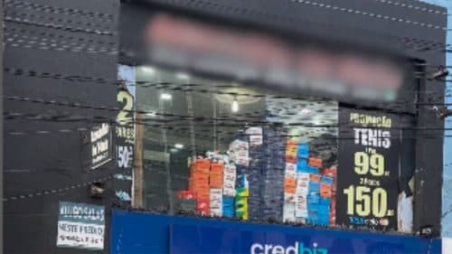 VÍDEO: Loja de tênis é saqueada durante a madrugada, em Manaus