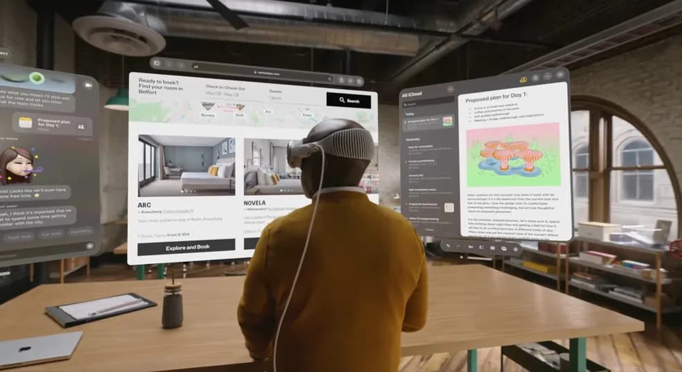 VÍDEO: Novo óculos de realidade virtual da Apple impressiona usuários