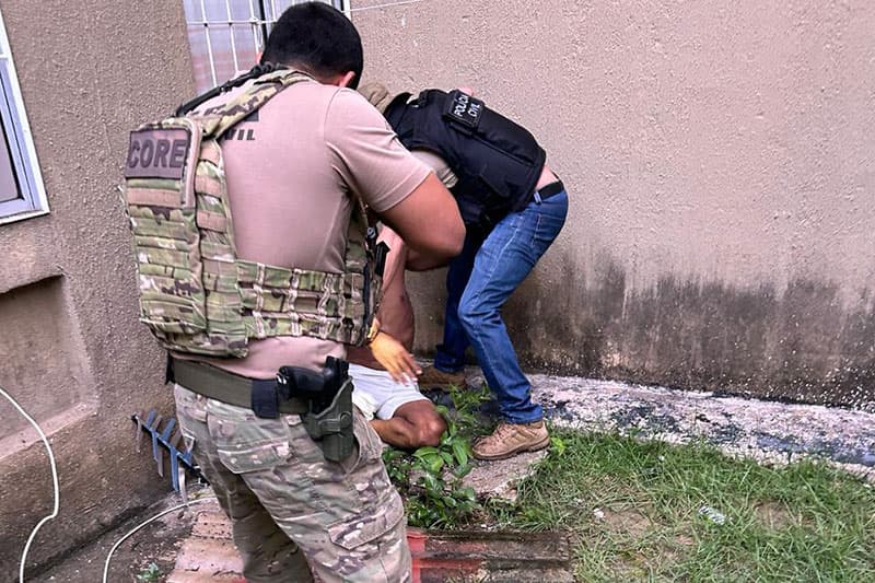 Foragido da Justiça do Pará por diversos crimes é preso em Manaus