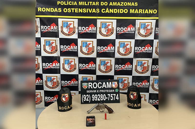 Homem é preso com arma de fogo caseira no Tarumã, em Manaus