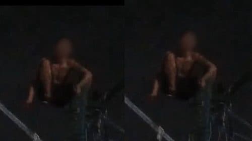 VÍDEOS: Supostamente sob efeito de drogas, homem sobe em poste de Manaus