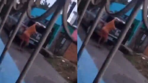 VÍDEO: Homem ‘ousado’ ajuda amigo criminoso a fugir do camburão da policia, em Manaus