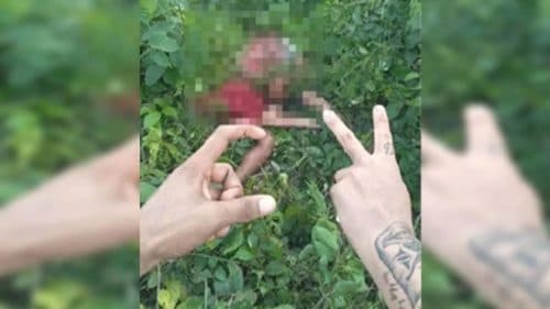 VÍDEO: Membros do CV gravam vítima degolada e deixam cabeça dentro de mochila, em Cuiabá